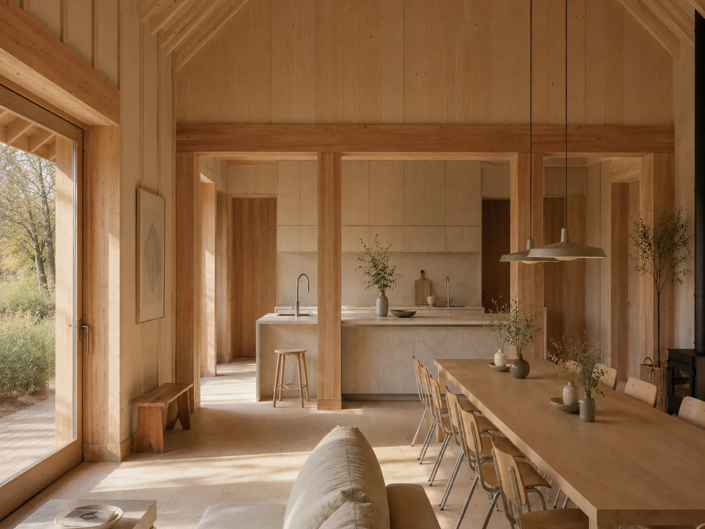 Construcción de un chalet de madera de 180 m² 