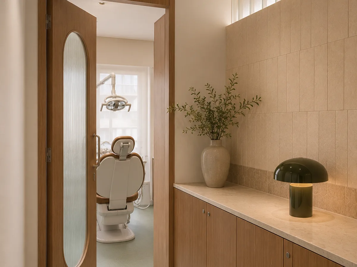 Diseño interior de una clínica dental